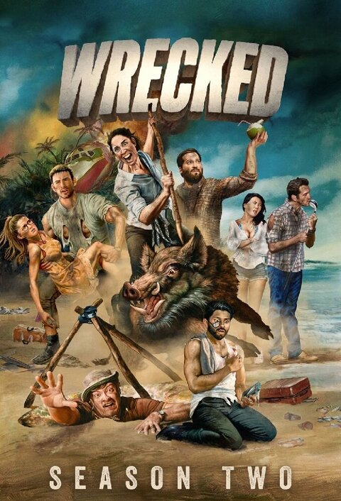 Wrecked season 2 poster