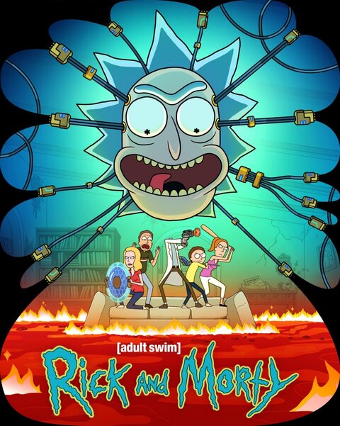 Постер к 9-му сезону сериала Рик и Морти Постер к 9-му сезону сериала Рик и Морти