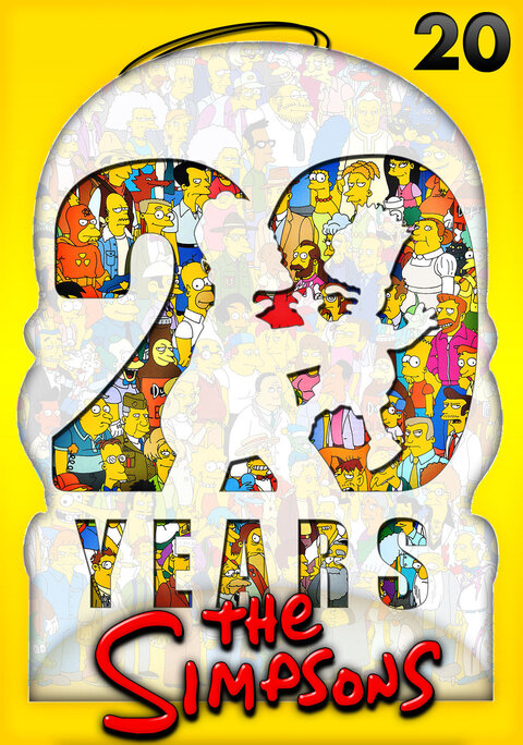 The Simpsons season 20 poster