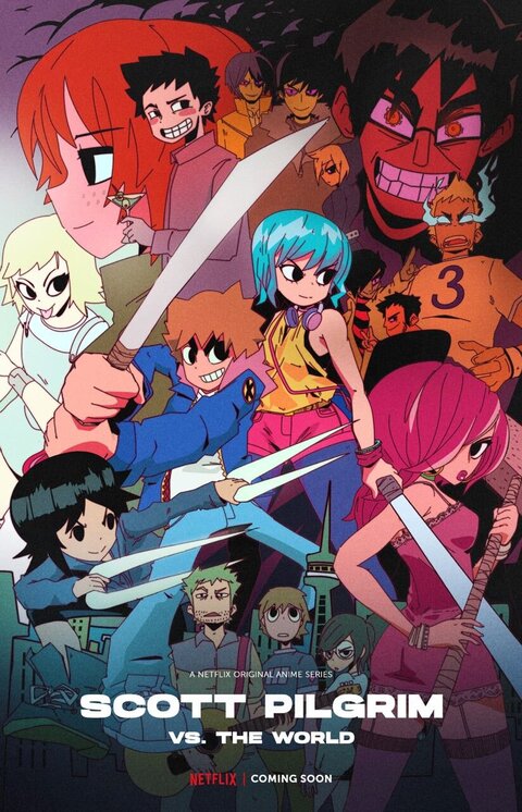 Scott Pilgrim Takes Off season 1 poster