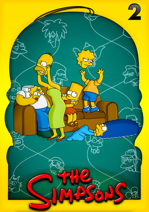 The Simpsons season 2 poster