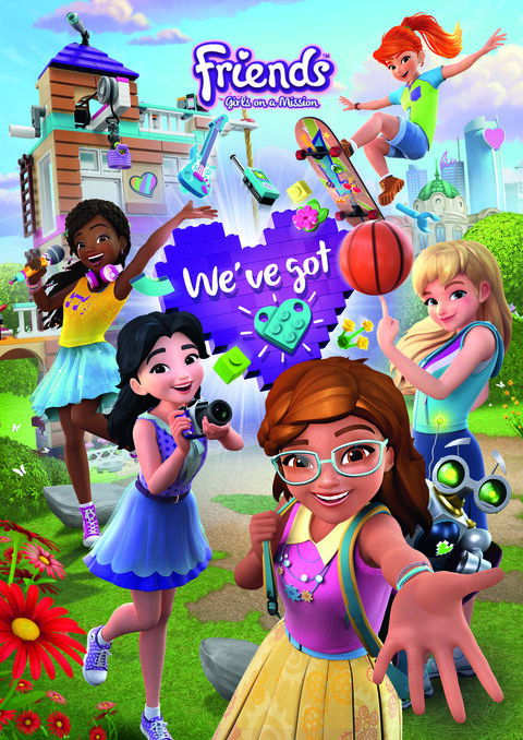 Постер к 3-му сезону сериала Lego Friends: Девчонки на задании