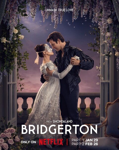 Постер к 4-му сезону сериала Бриджертоны