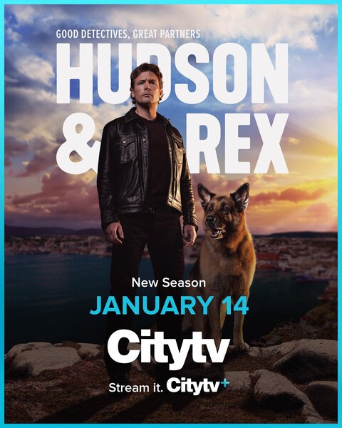 Постер к 7-му сезону сериала Хадсон и Рекс