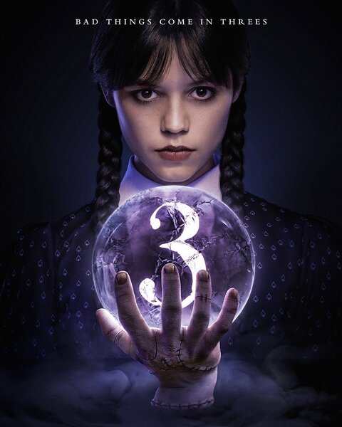 Wednesday season 3 poster