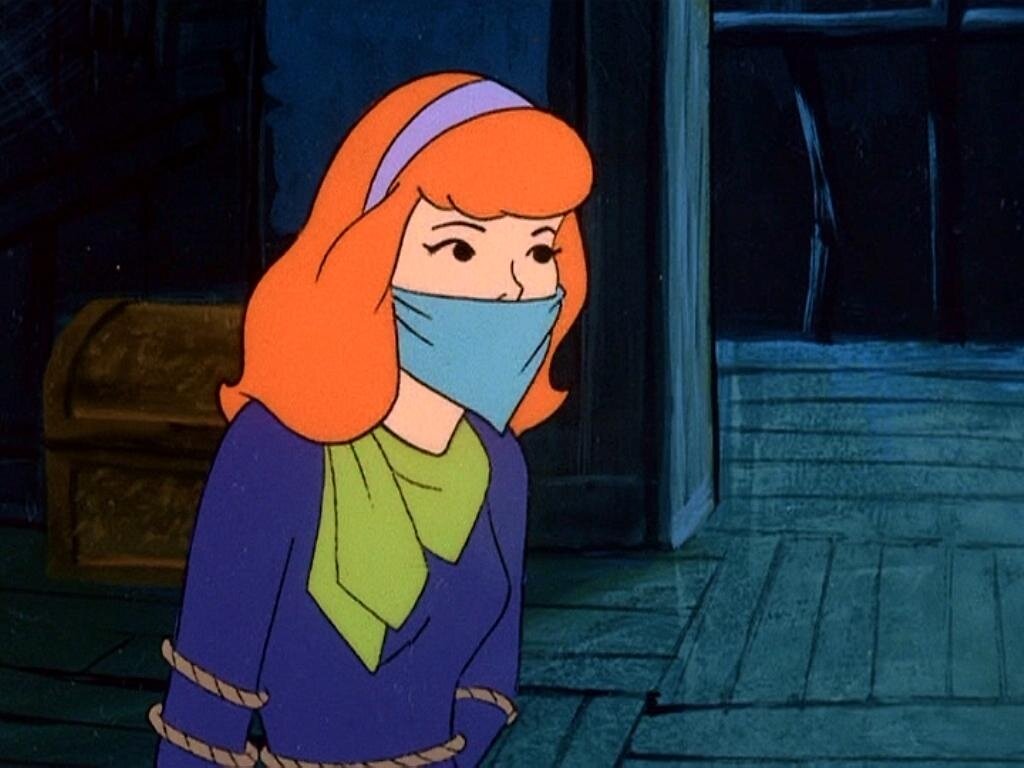 Daphne scooby doo tied up