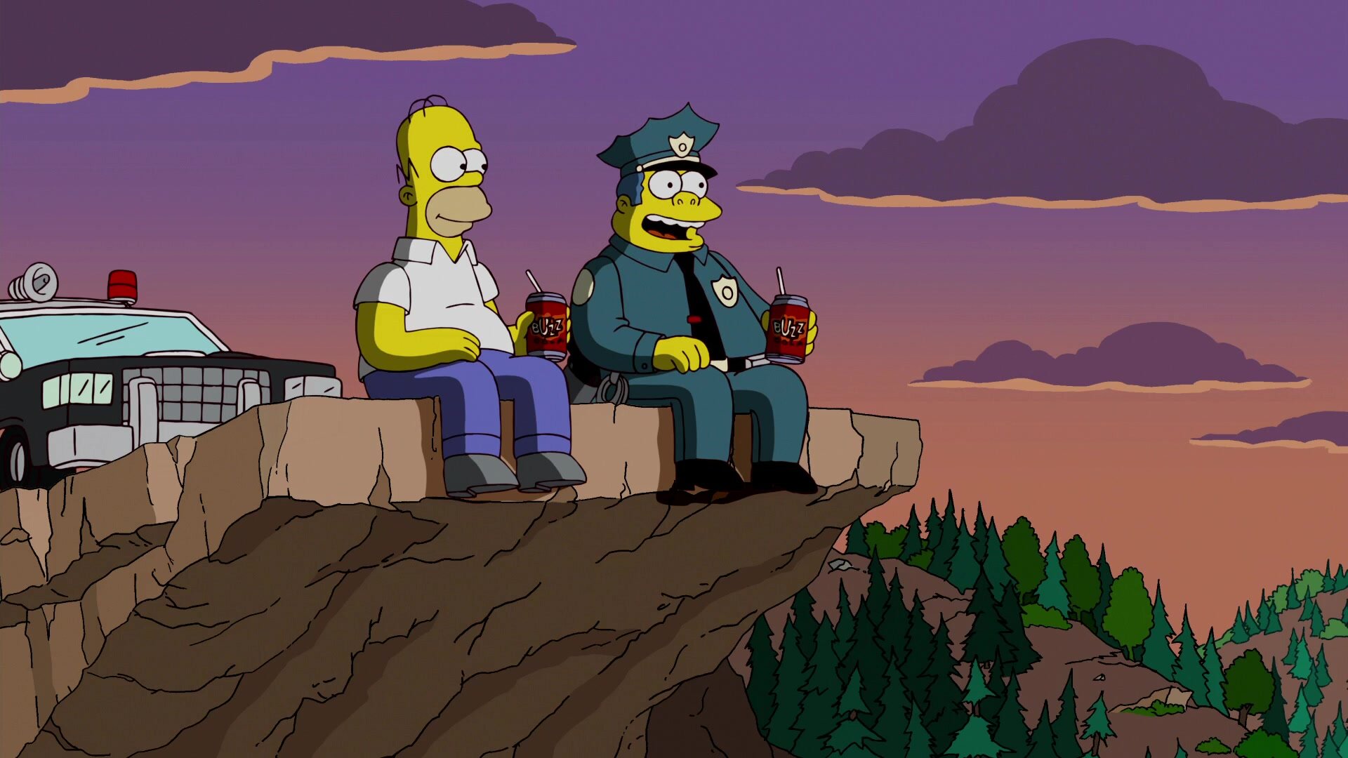 Homer simpson in paradise картина