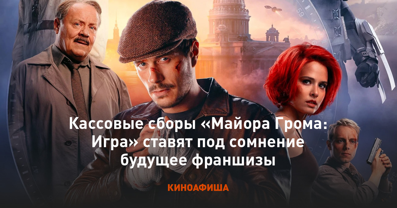 Кассовые сборы «Майора Грома: Игра» ставят под сомнение будущее франшизы