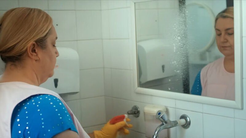 Женщина в резиновых перчатках - trailer