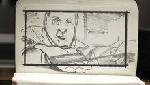 Хичкок - промо ролик 1: the shower scene in storyboards