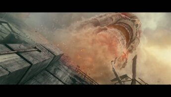 Атака титанов. Фильм первый: Жестокий мир - дублированный трейлер
