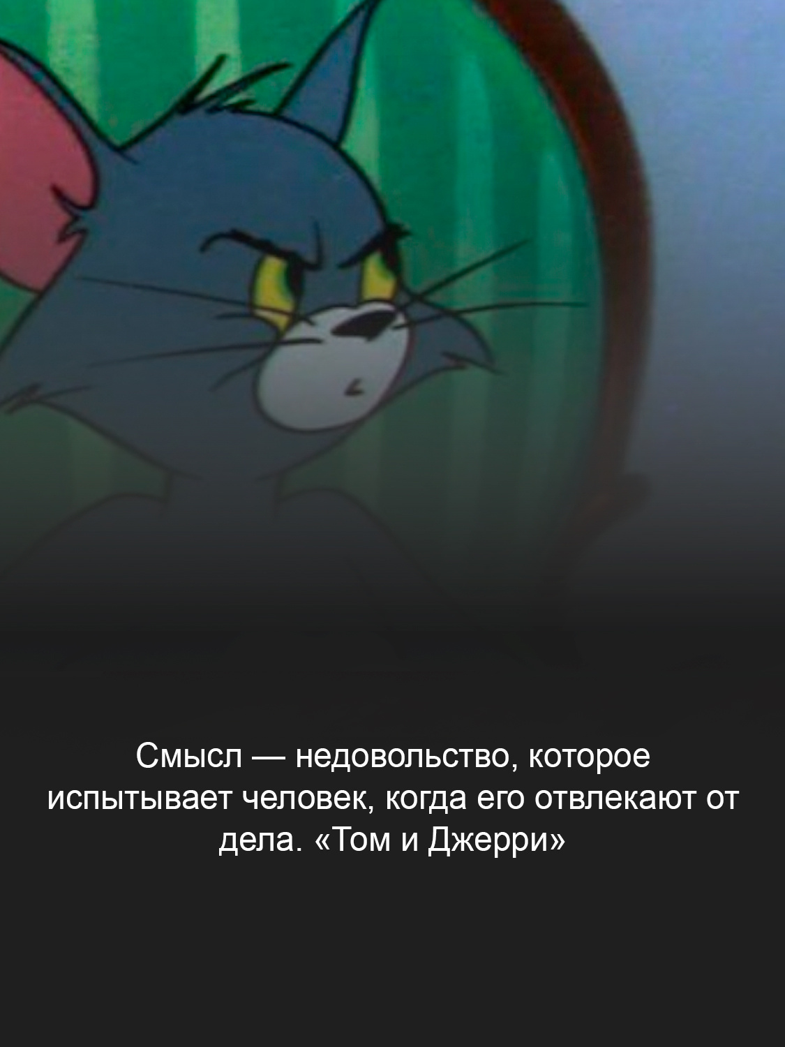 Кадр из мультфильма «Том и Джерри»