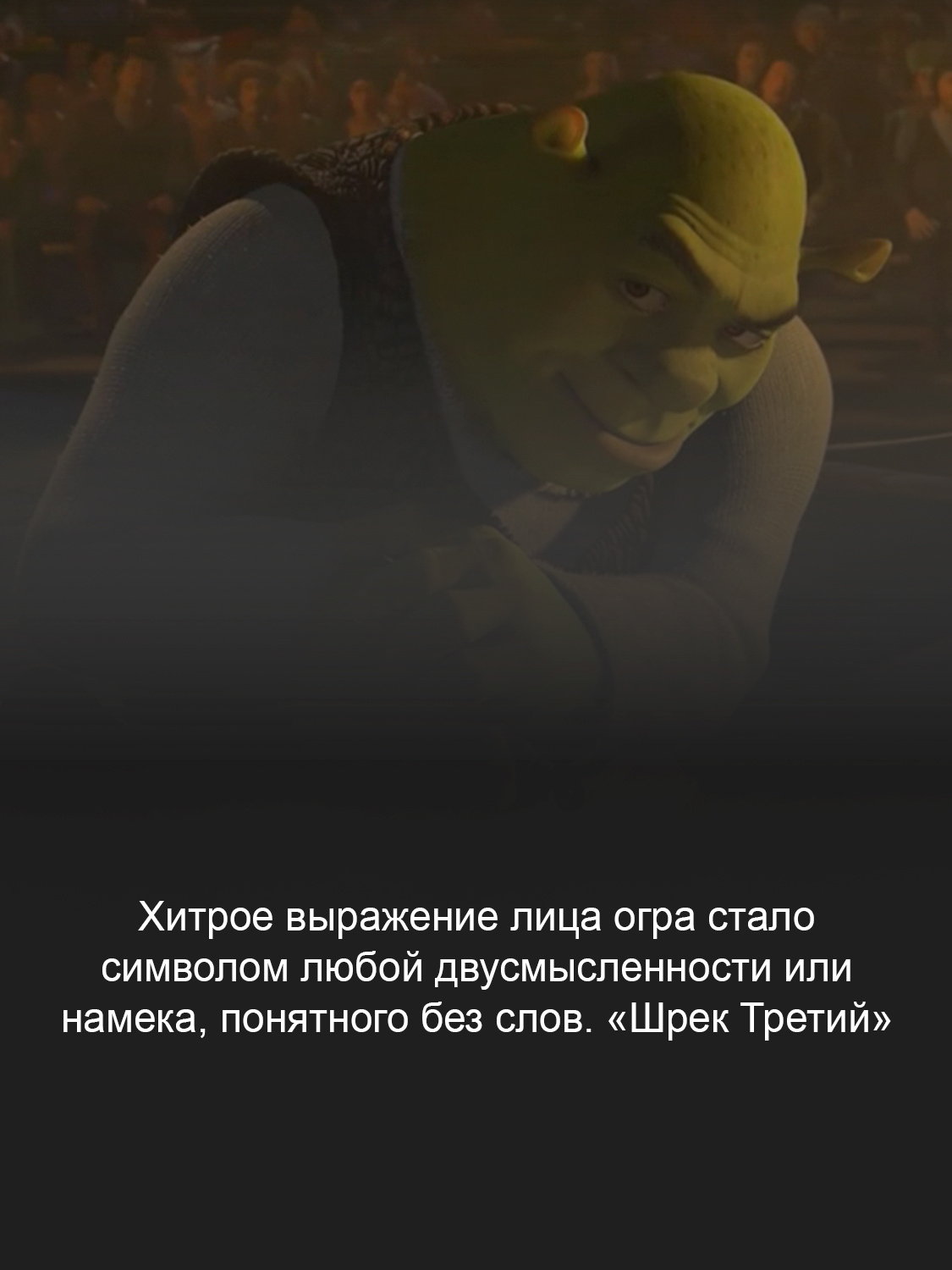 Кадр из мультфильма «Шрек Третий»
