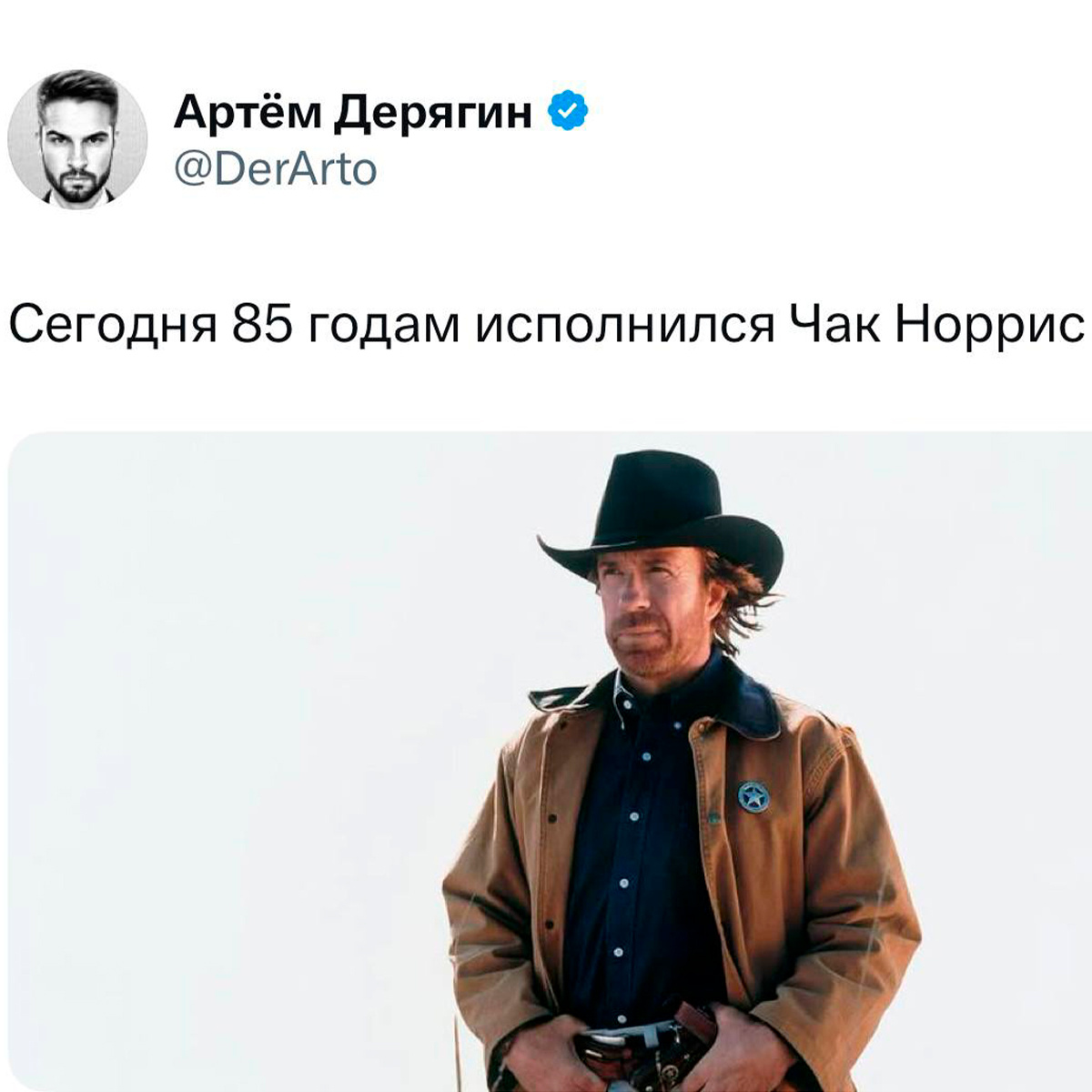 Мем с Чаком Норрисом