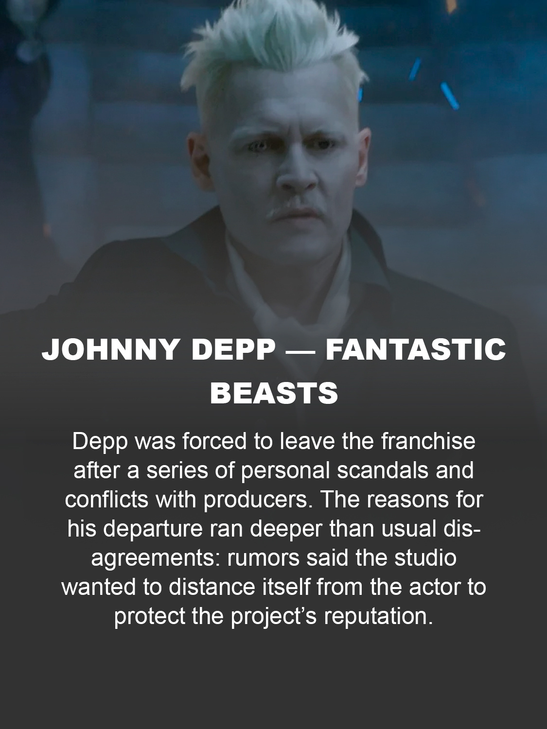 Johnny Depp — Fantastic Beasts