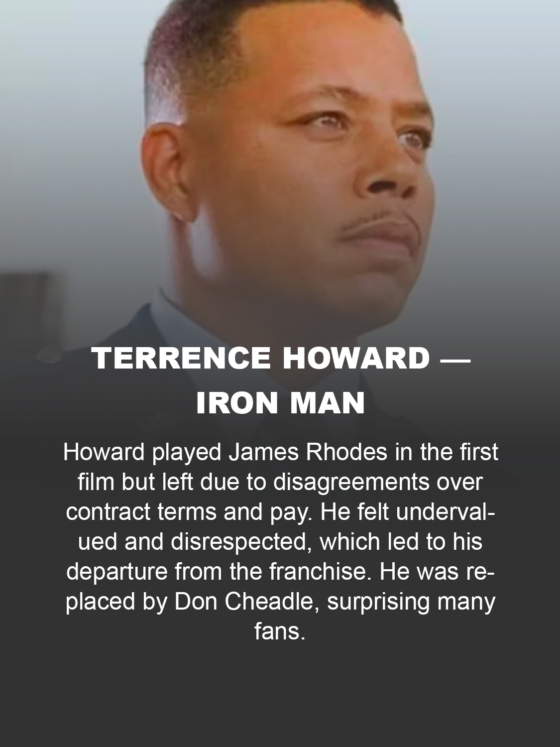 Terrence Howard — Iron Man