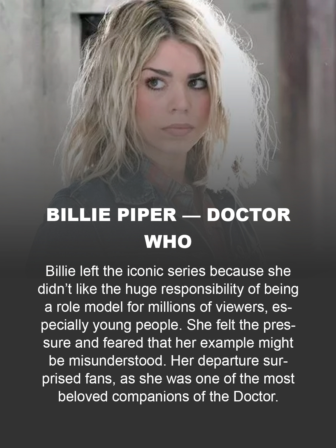 Billie Piper — Doctor Who