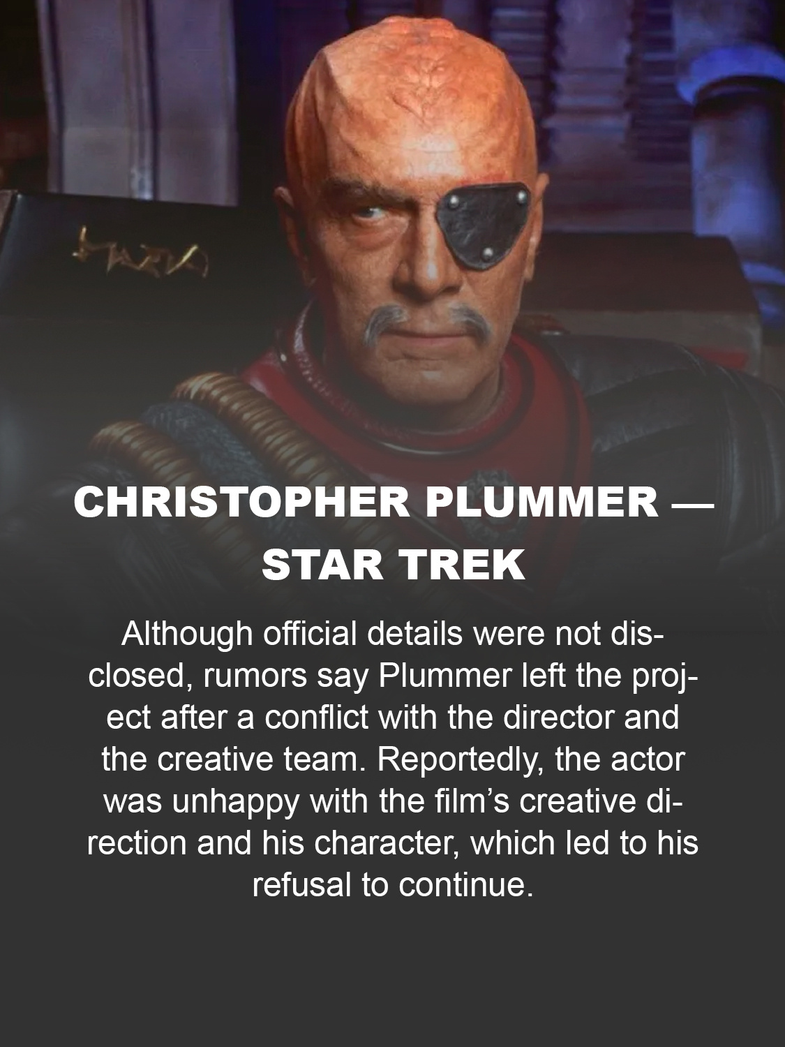 Christopher Plummer — Star Trek