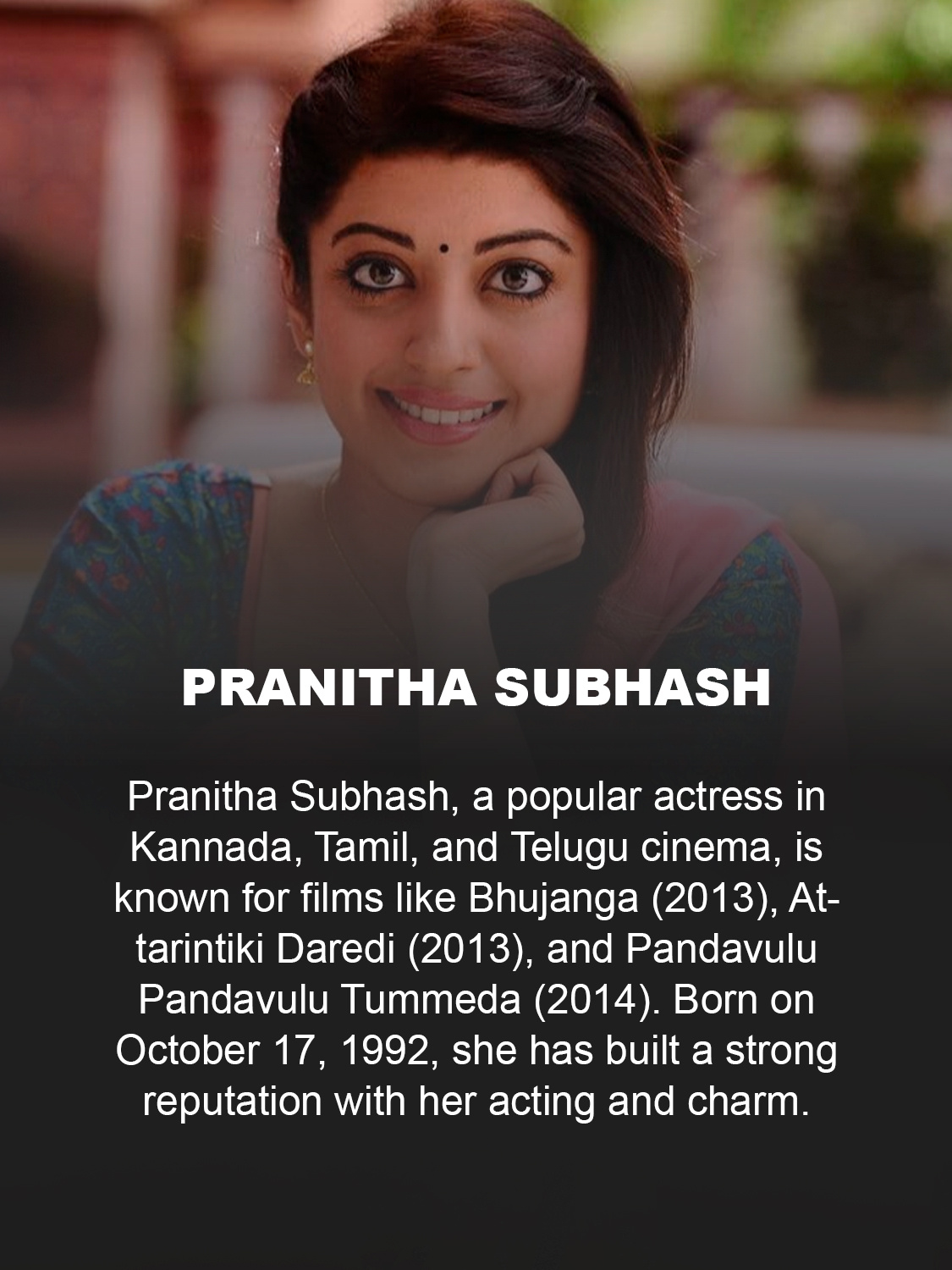 Pranitha Subhash