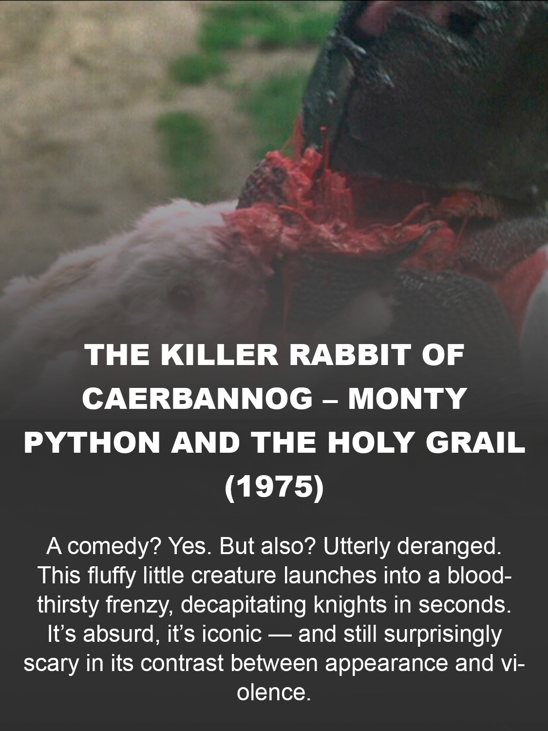 The Killer Rabbit of Caerbannog – Monty Python and the Holy Grail (1975)