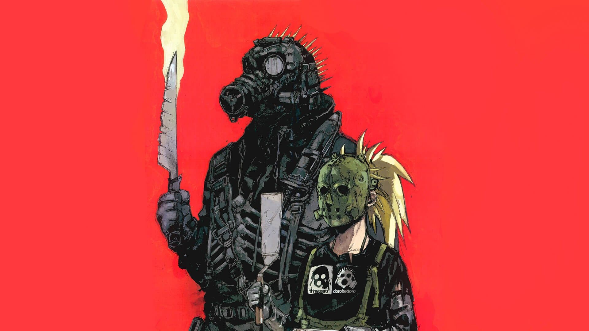 Dorohedoro. Кайман Дорохедоро. Ной Дорохедоро аниме. Дорохедоро Кайман аниме.